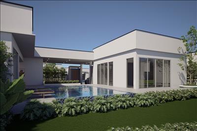 East Pattaya,New Zensiri Lakeside, Luxury Pool Villa for Sale